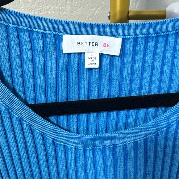 Better Be Vibrant Blue Ribbed Maxi Dress - Picture 2 of 5